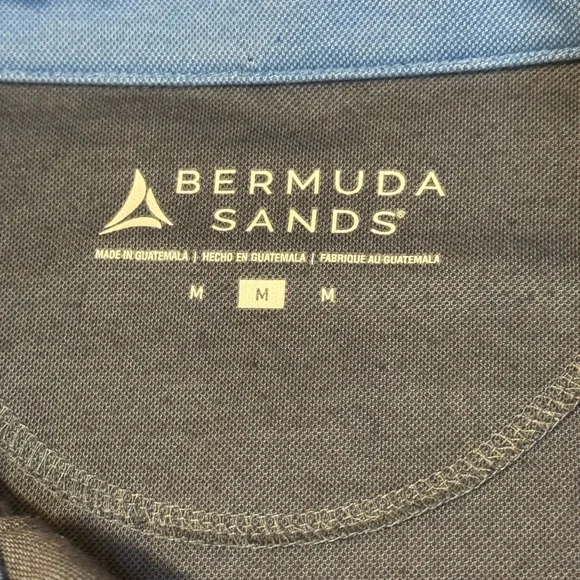 Classic Blue/Gray Long Sleeve Polo Shirt - Picture 8 of 11